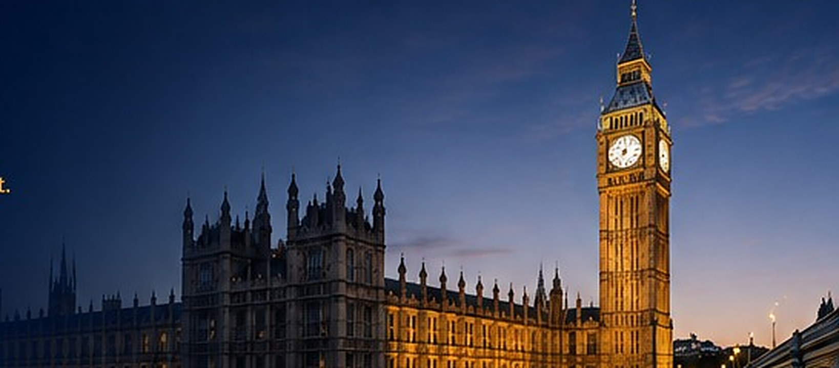 Big Ben and the Houses of Parliament at dusk
